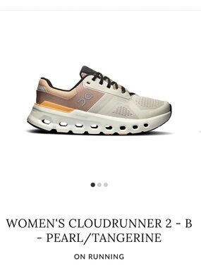 On Cloudrunner 2 Womens Running Sz 8.5M 3WE10133196 No Box LKNW! Worn 1X indoors